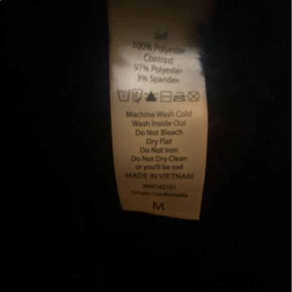 NWOT LulaRoe Nancy Half Zip Pullover - Picture 3 of 4